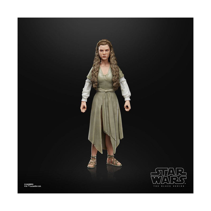 Star Wars The Black Series - Figurine d'action de la princesse Leia (Village Ewok) 15cm