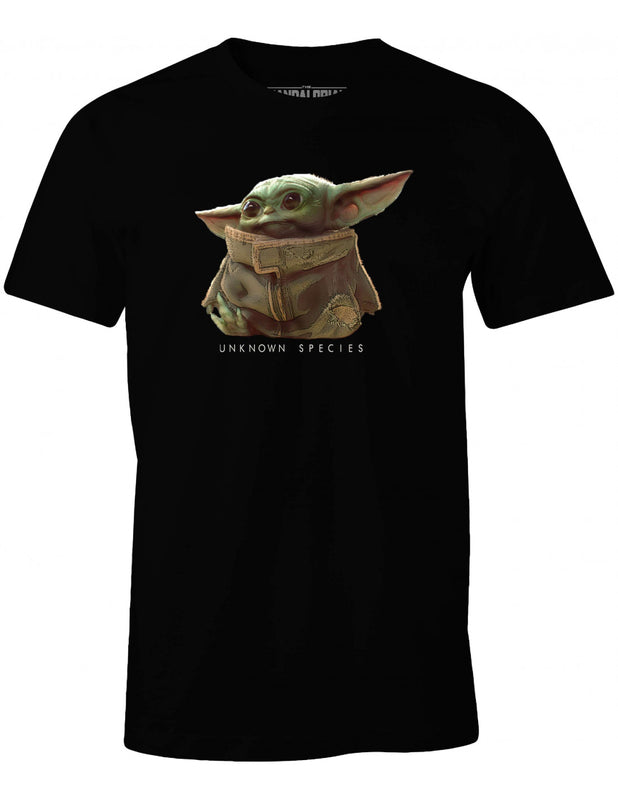 The Mandalorian - T-shirt Noir Long Hommes Logo The Child - XL