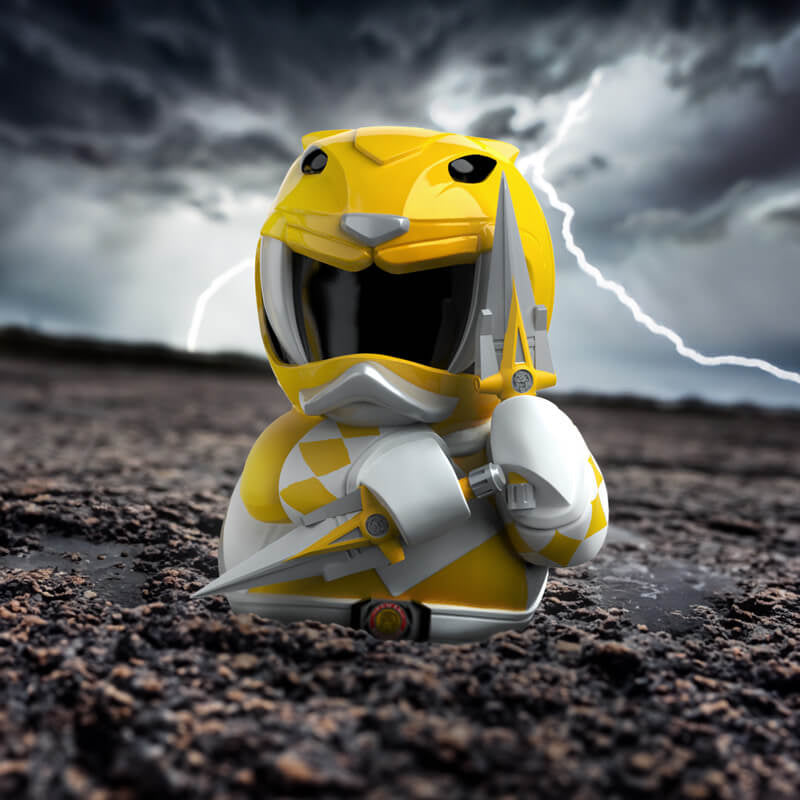 TUBBZ Canard de bain - Mighty Morphin Power Rangers - Ranger Jaune (Première Édition)