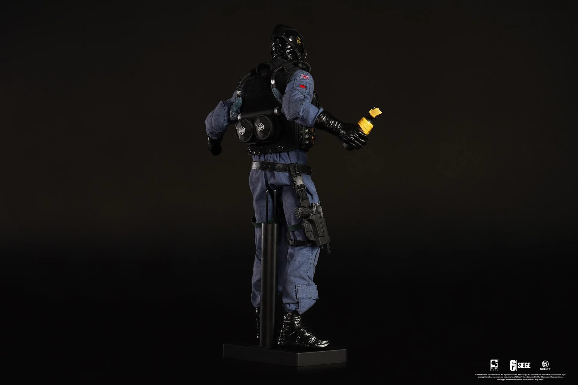 PureArts - 1:6 Articulated Figures - Rainbow Six Siege - Smoke Figurine 30cm - flash vidéo