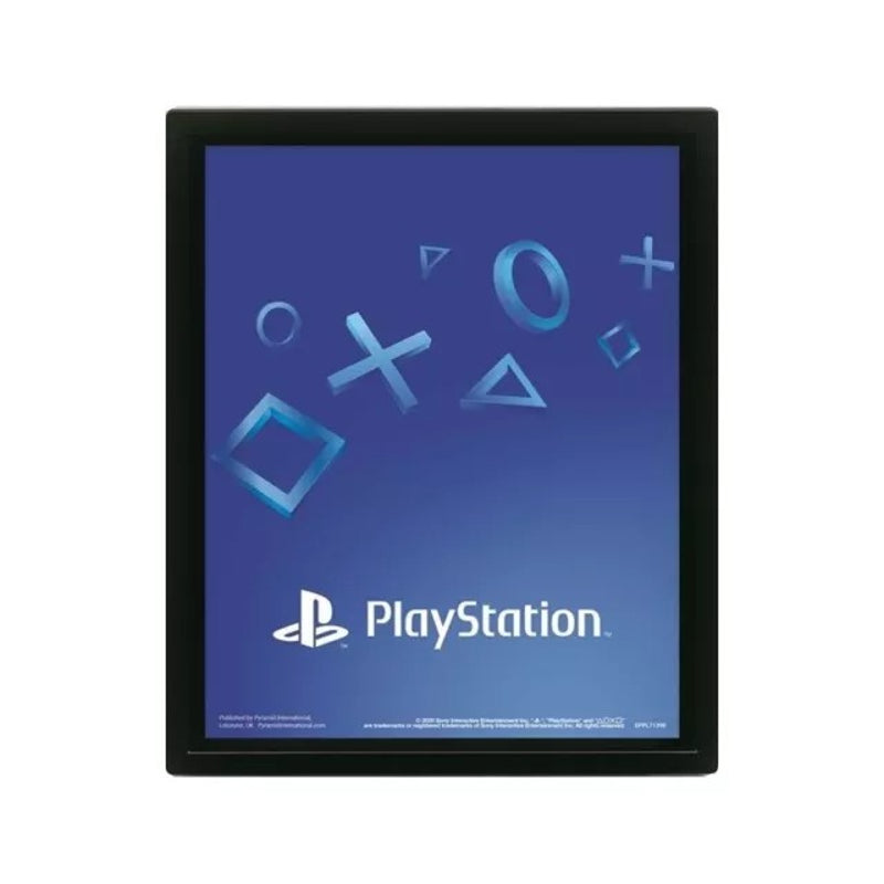 PlayStation - Affiche lenticulaire Formes de PlayStation