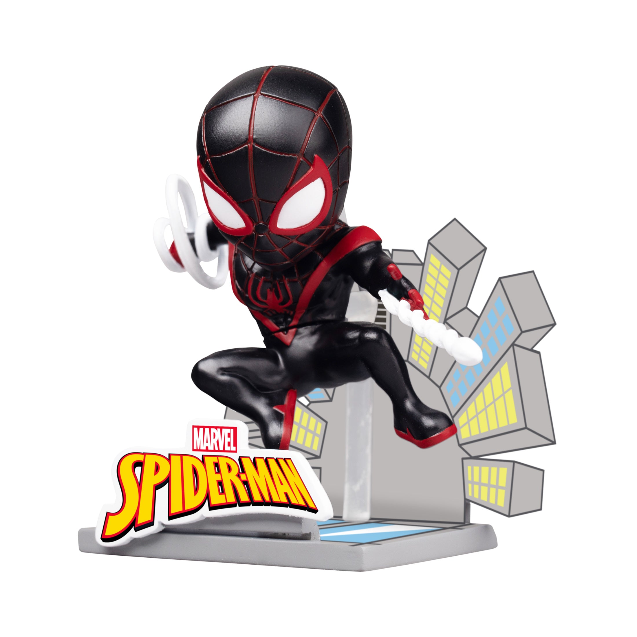 YuMe Hero Box Attack Series - Display blind box de figurines Spider-Man 8cm (12 unités)