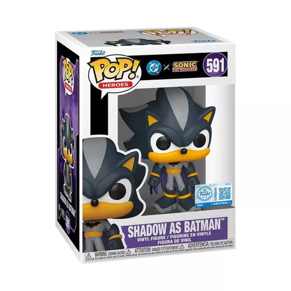 Funko Pop! Heroes: DC Comics x Sonic The Hedgehog - Shadow (Batman Suit)