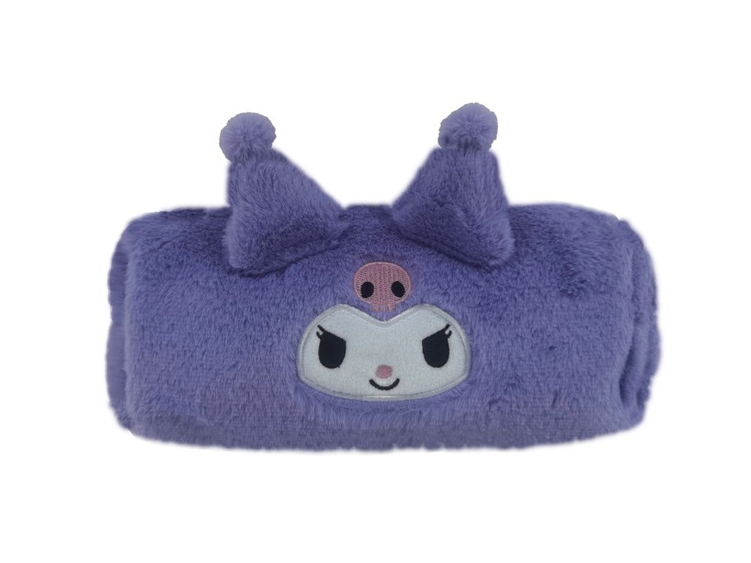 Sanrio - Trousse à crayons Kuromi en peluche