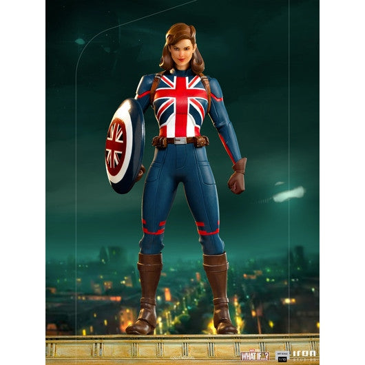Iron Studios - Arts Scale 1/10 - Marvel - What If...? - Captain Carter Statue 24cm - flash vidéo