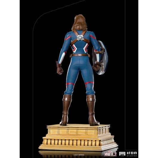 Iron Studios - Arts Scale 1/10 - Marvel - What If...? - Captain Carter Statue 24cm - flash vidéo