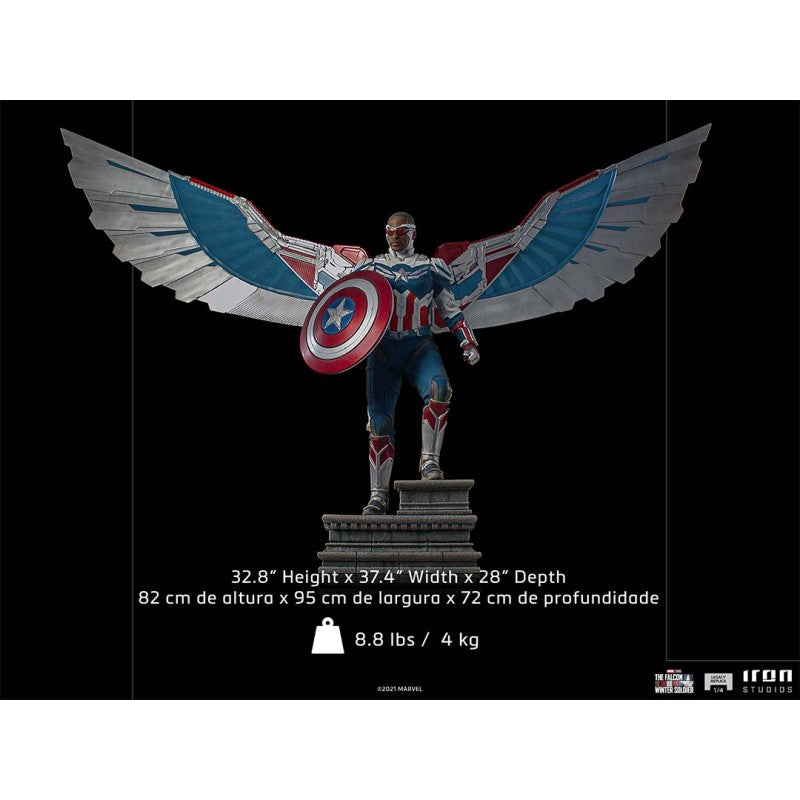 CAPTAIN AMERICA SAM WILSON - LEGACY REPLICA 1/4 - COMPLETE OP/CL