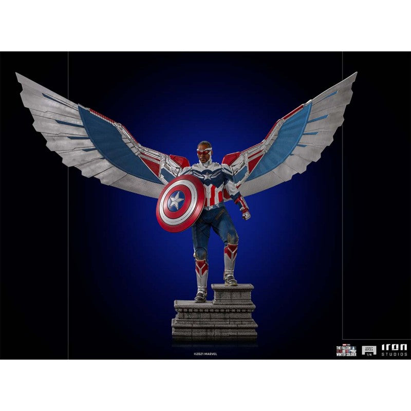 CAPTAIN AMERICA SAM WILSON - LEGACY REPLICA 1/4 - COMPLETE OP/CL