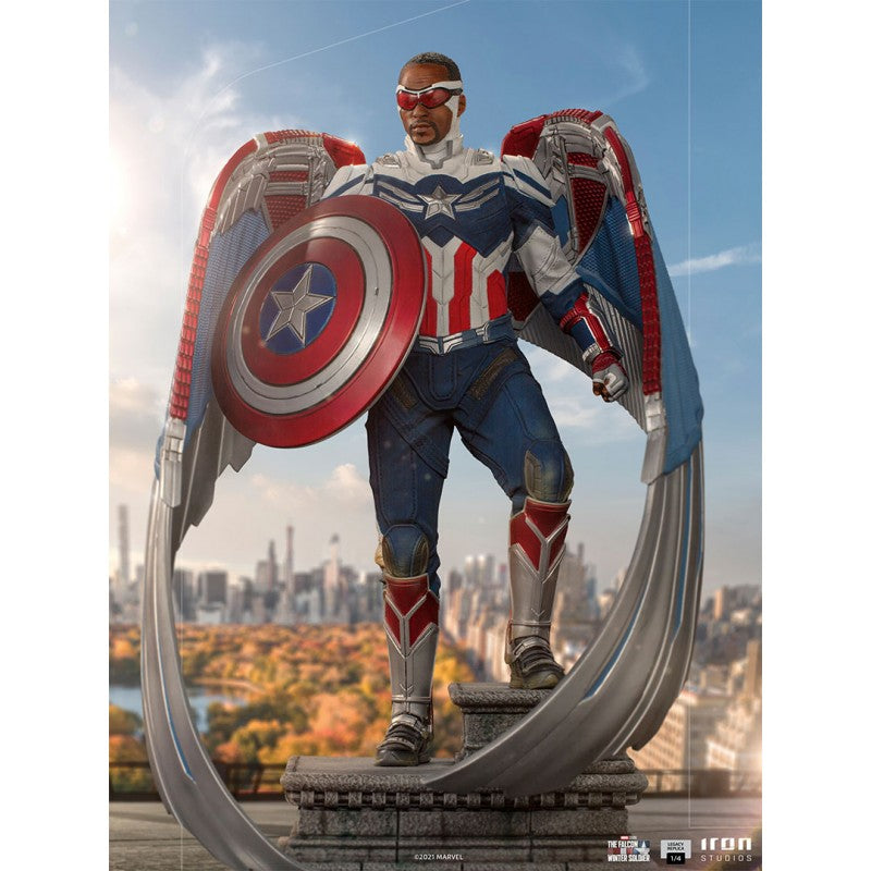 CAPTAIN AMERICA SAM WILSON - LEGACY REPLICA 1/4 - COMPLETE OP/CL
