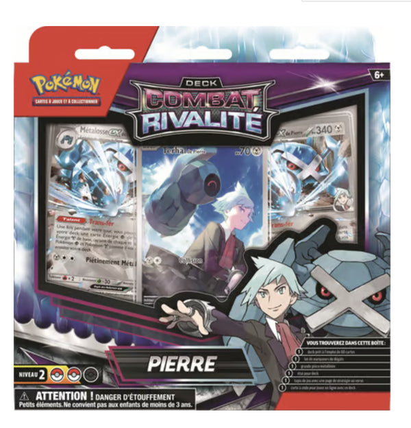 Pokémon JCC - Deck Combat Rivalité Pierre et Rosemary (1x deck aléatoire)