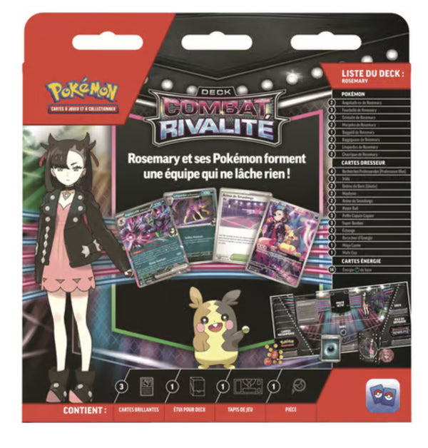 Pokémon JCC - Deck Combat Rivalité Pierre et Rosemary (1x deck aléatoire)