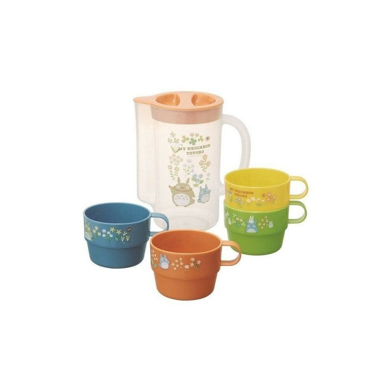 CARAFE ET 4 TASSES TOTORO FLEUR - MON VOISIN TOTORO
