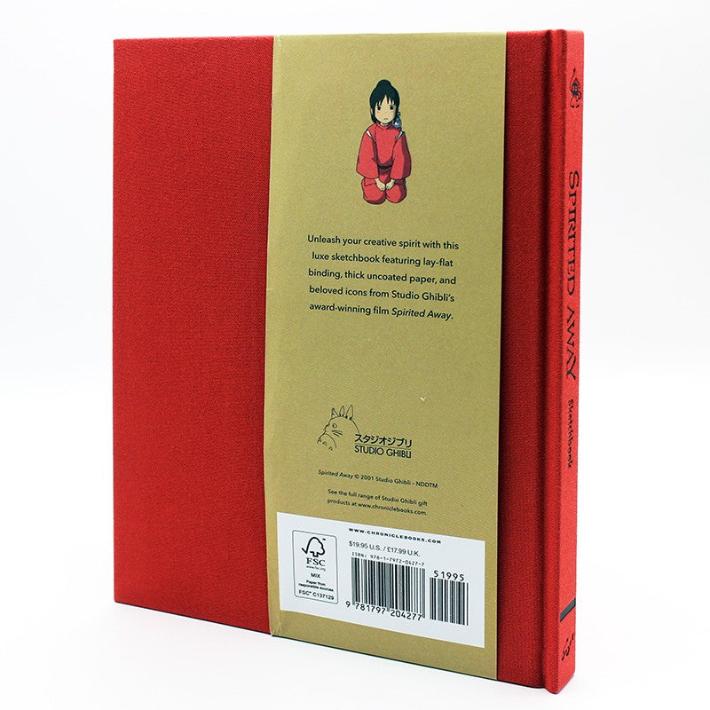 CARNET DE CROQUIS TOILÉ CHIHIRO ET NO FACE - LE VOYAGE DE CHIHIRO