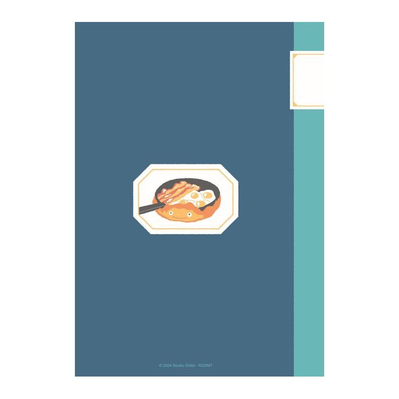CARNET DE NOTES B6 CALCIFER - LE CHÂTEAU AMBULANT