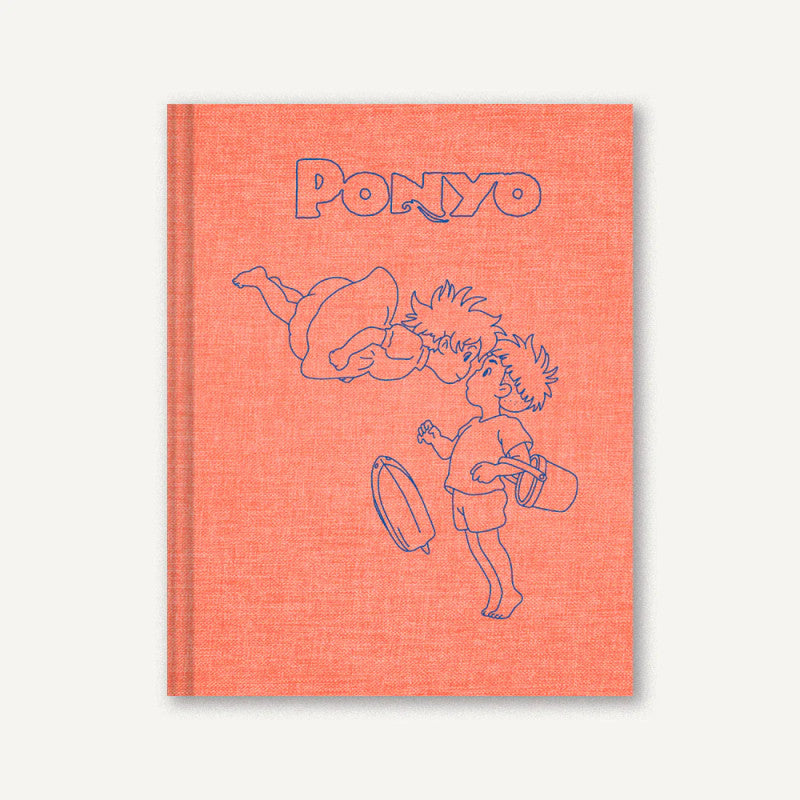 CARNET DE NOTES TOILÉ PONYO - PONYO SUR LA FALAISE