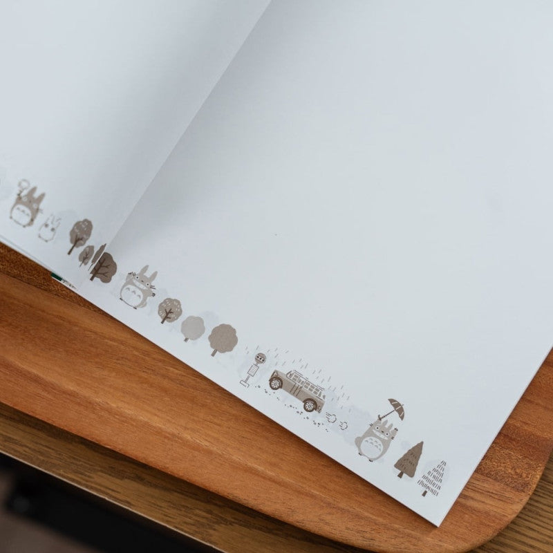 CARNET DE NOTES TOTORO FORÊT 18,2×25,7 CM - MON VOISIN TOTORO