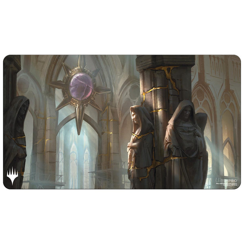 Ultra Pro - Magic: The Gathering - Ravnica Remastered - Tapis de jeu Syndicat d'Orzhov Sanctuaire sans Dieu (60 x 34 cm)