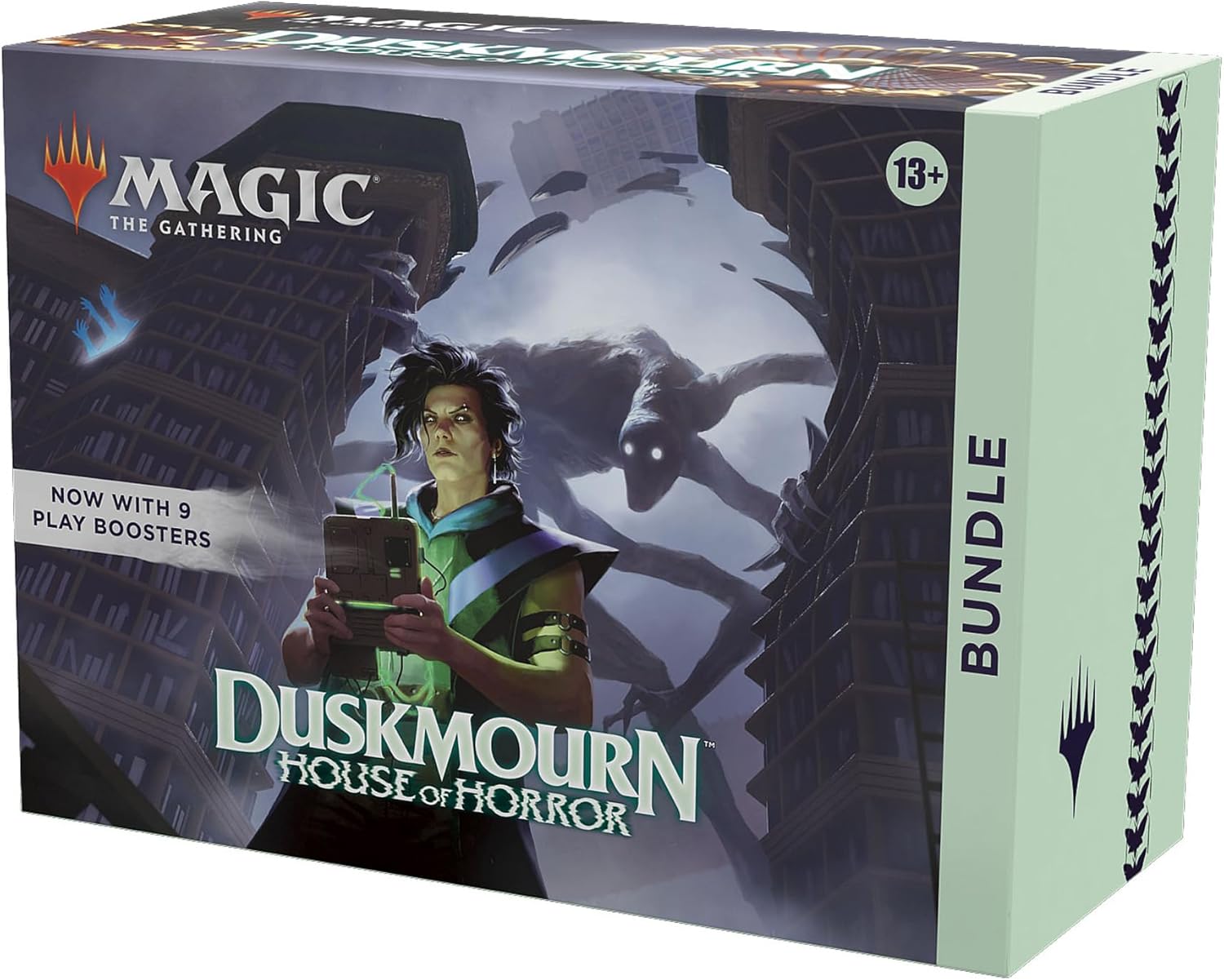 Magic: The Gathering - Duskmourn: House of Horror Bundle (9 Play boosters, 30 land cards & accessories) - flash vidéo