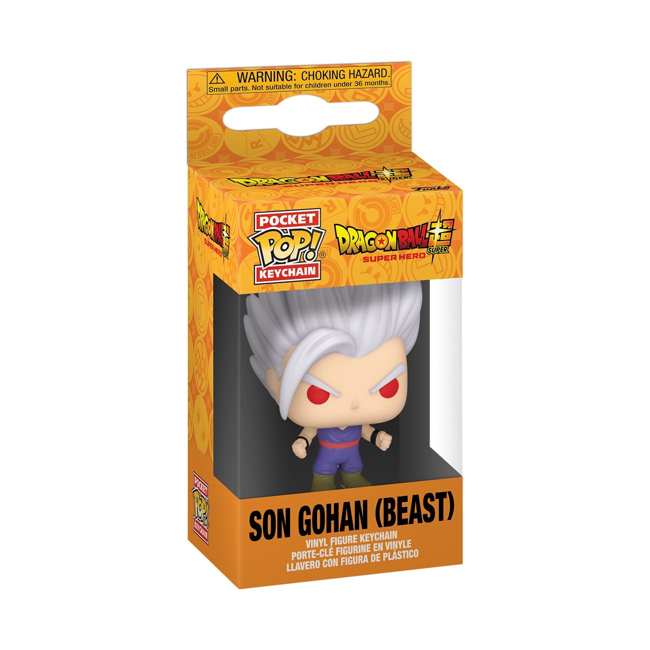Funko Pocket Pop! Keychain: Dragon Ball Super: Super Hero - Son Gohan Beast - flash vidéo