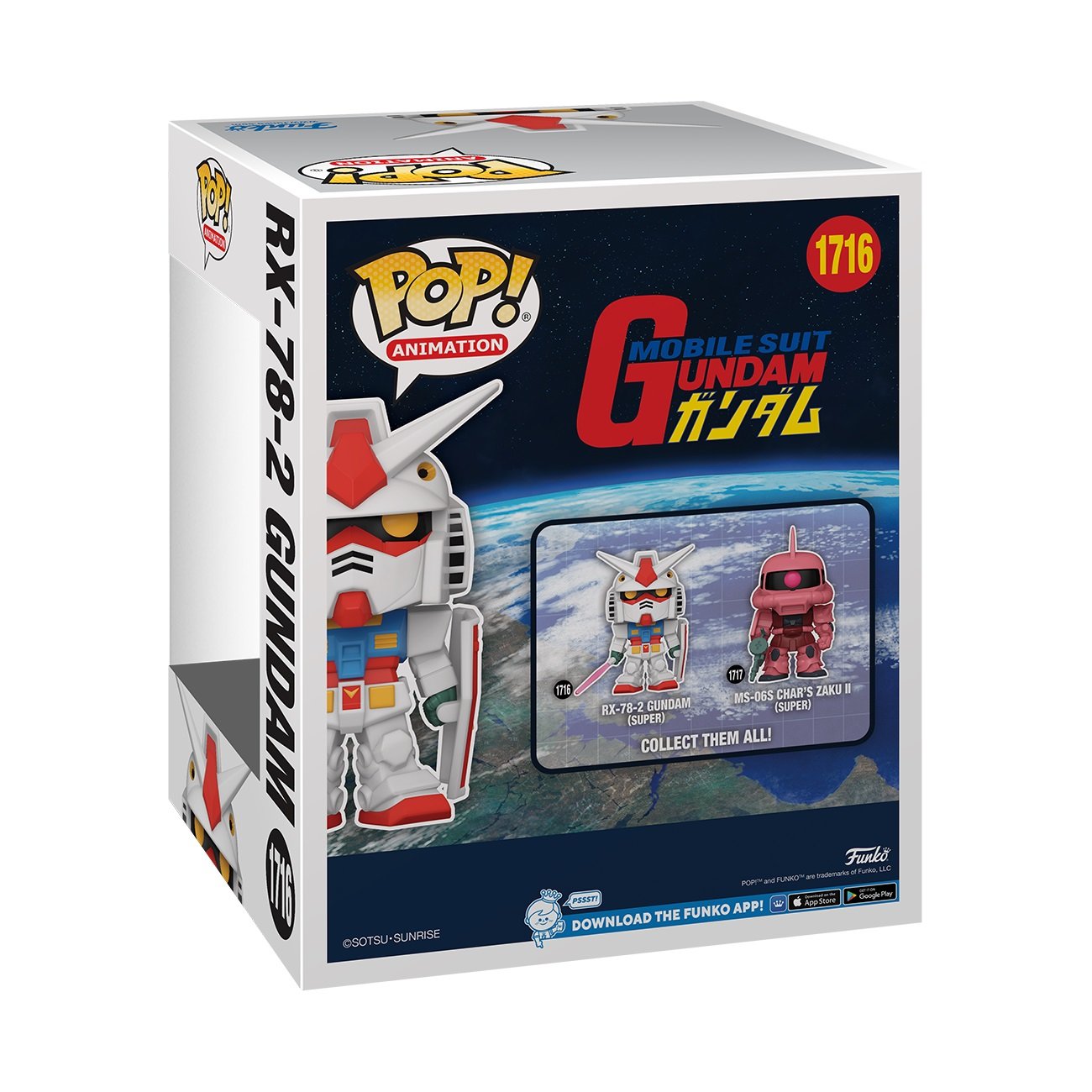 Funko Pop! Super: Mobile Suit Gundam - RX-78-2 GUNDAM 6" Super Sized Pop! - flash vidéo