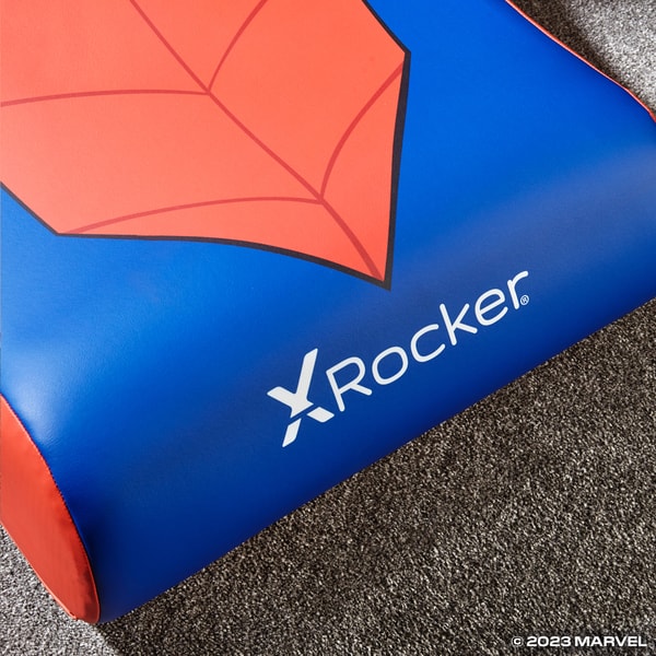 X Rocker - Siège de jeu Video Rocker Icon Marvel officiel Spider-Man - flash vidéo