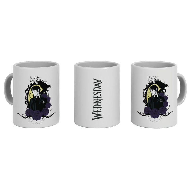 Netflix - Mercredi - Mug à sublimation - Portrait de Mercredi