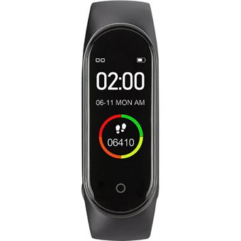Abyx Fit - Lime - Montre connectée - Noire - flash vidéo
