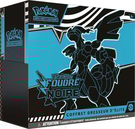 Pokémon JCC : Coffret Dresseur d'Élite Écarlate et Violet - EV 10.5 Foudre Noire
