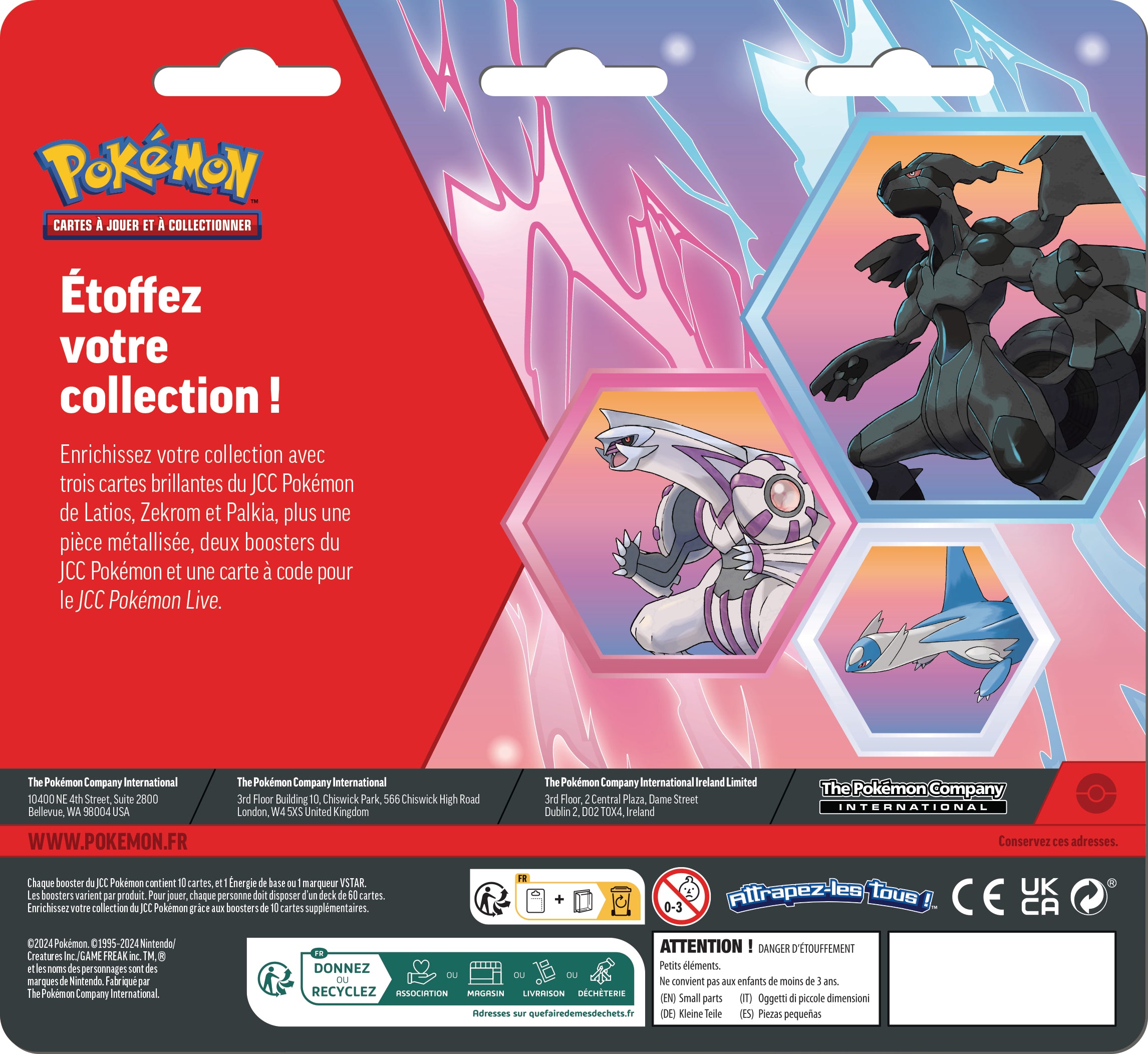 Pokémon JCC : Blister amélioré de 2 boosters (octobre 2024) - flash vidéo