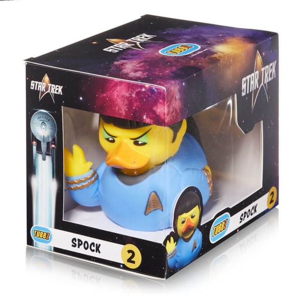 Best of TUBBZ Boîte Canard de bain - Star Trek - Spock - 9cm - flash vidéo