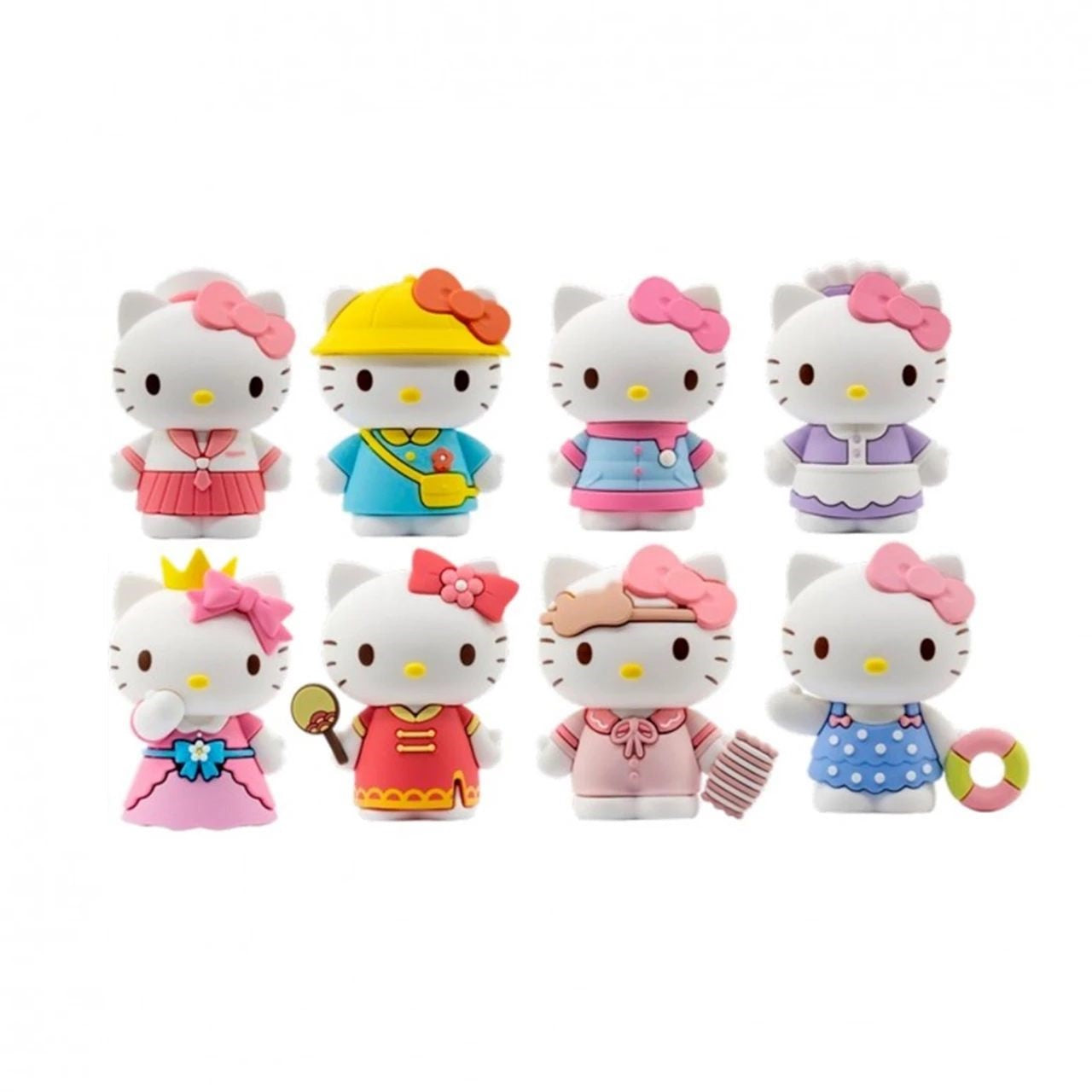 YuMe - Doll Dress-Up Series - Display de poupées Hello Kitty 7cm (12 unités)