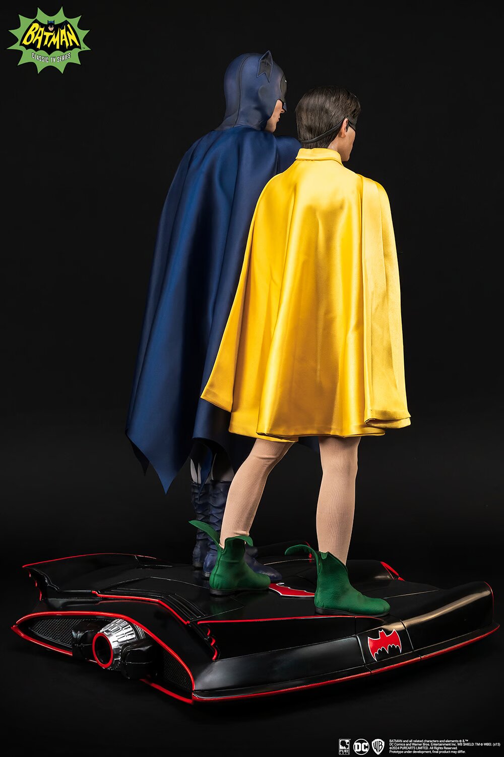 PureArts - 1:4 Scale Statues - Batman '66 - Batman et Robin Statue 52cm - flash vidéo