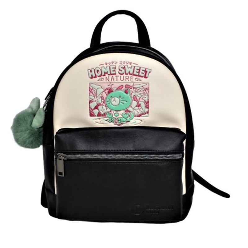 Illustrata - Sac à dos gris "Home Sweet Nature"