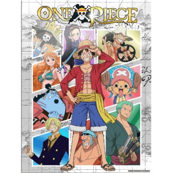 Cartoon Kingdom - Golden Poster - One Piece #02 40x31cm - flash vidéo