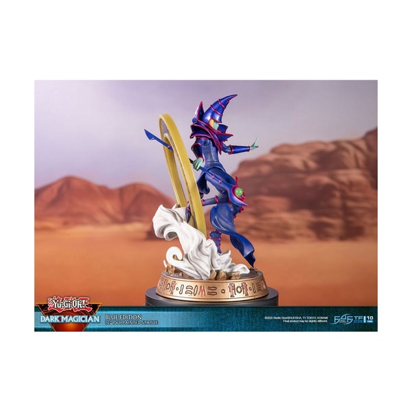First 4 Figures - Yu-Gi-Oh! - Magicien des Ténébres Bleu Statue Edition Standard 29cm - flash vidéo
