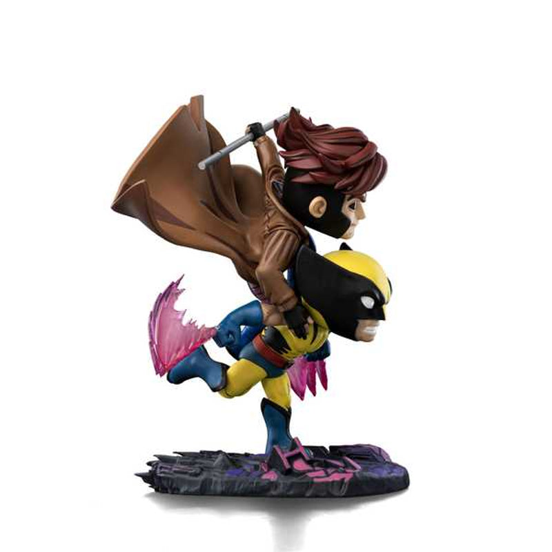 Iron Studios - MiniCo - Marvel - X-Men ’97 - Gambit et Wolverine Statue 23cm