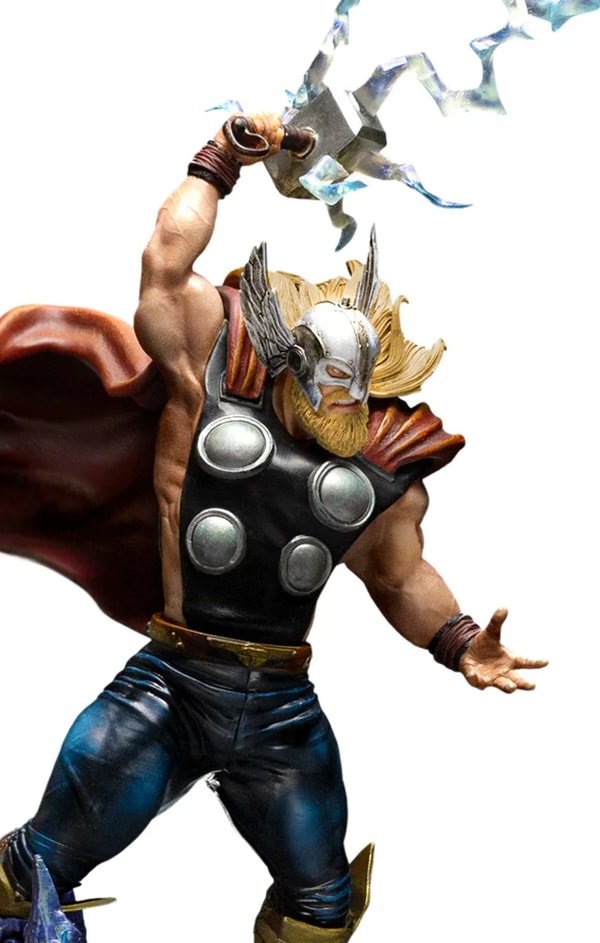 Iron Studios - Deluxe BDS Art Scale 1/10 - Marvel - Thor "Infinity Gauntlet" Statue 44cm - flash vidéo