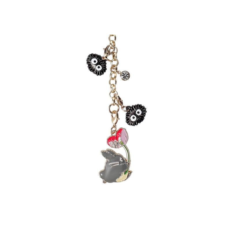 CHAÎNETTE CHARMS TOTORO BLANC & FRUITS - MON VOISIN TOTORO