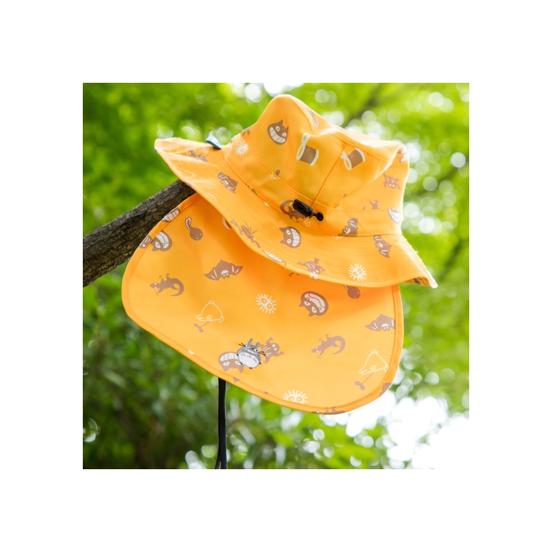 CHAPEAU DE PLUIE ORANGE ENFANT MEI -MON VOISIN TOTORO