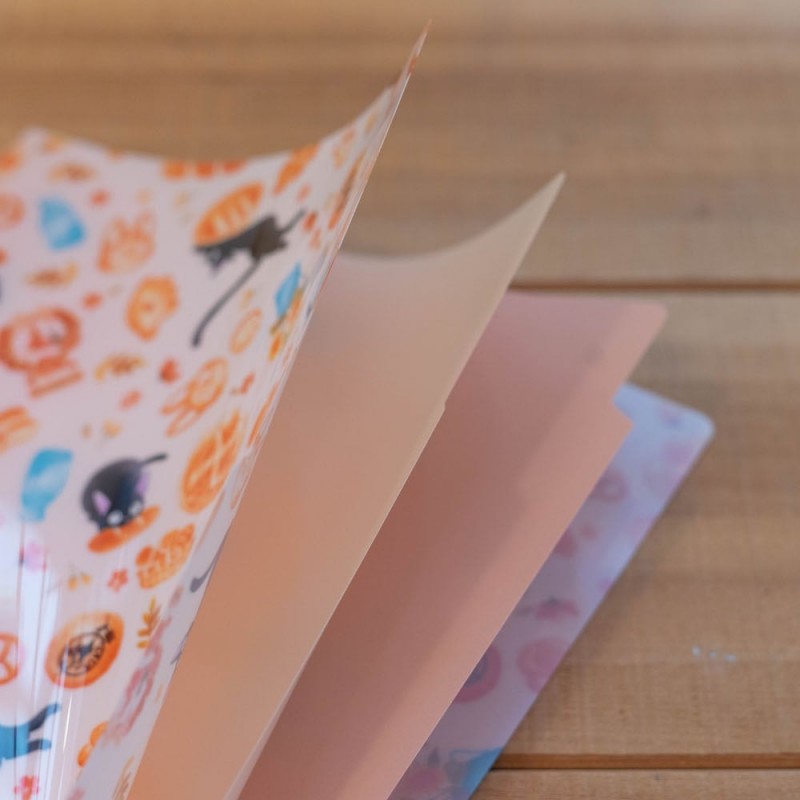 CHEMISE A4 AVEC 3 RABATS PATISSERIES - KIKI LA PETITE SORCIÈRE
