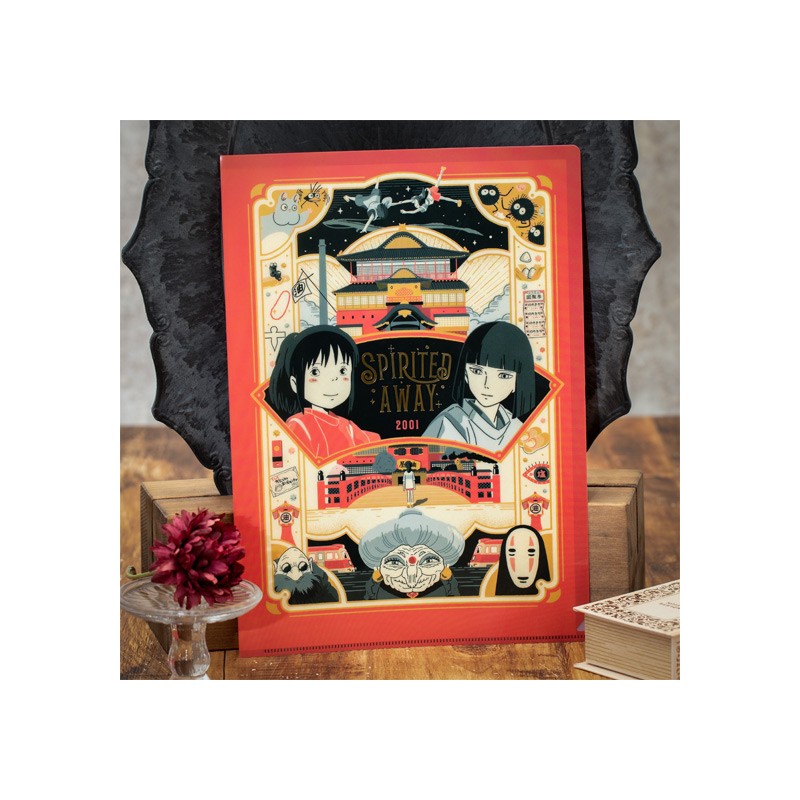 CHEMISE ART DÉCO A4 - LE VOYAGE DE CHIHIRO
