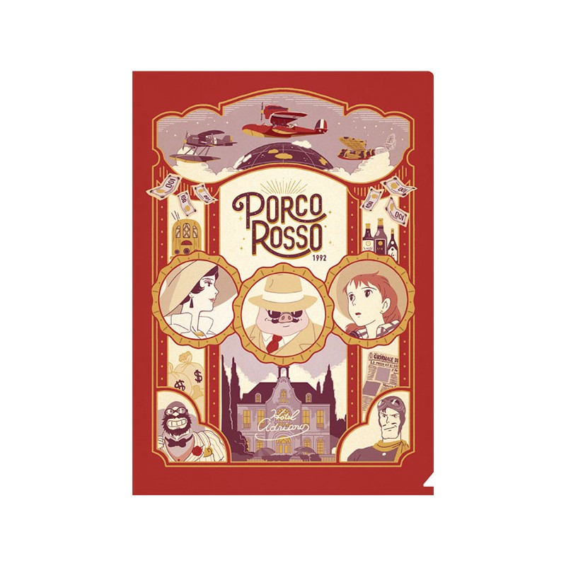CHEMISE ART DÉCO A4 - PORCO ROSSO