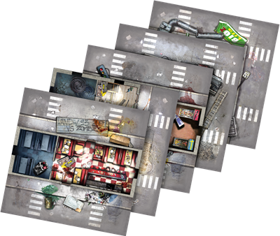 Zombicide : Set de Dalles Saison 1