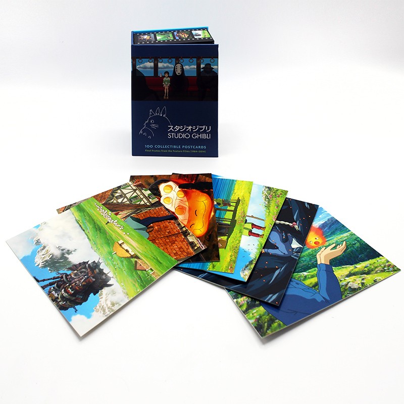COFFRET 100 CARTES POSTALES DE COLLECTION SERIE 1 - STUDIO GHIBLI