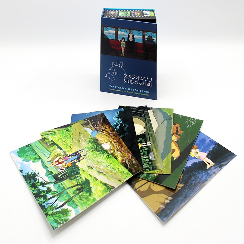 COFFRET 100 CARTES POSTALES DE COLLECTION SERIE 1 - STUDIO GHIBLI