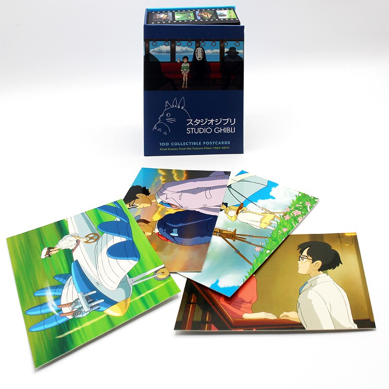 COFFRET 100 CARTES POSTALES DE COLLECTION SERIE 1 - STUDIO GHIBLI