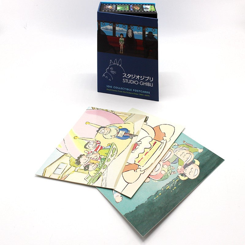 COFFRET 100 CARTES POSTALES DE COLLECTION SERIE 1 - STUDIO GHIBLI