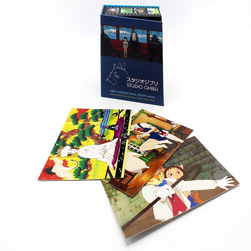 COFFRET 100 CARTES POSTALES DE COLLECTION SERIE 1 - STUDIO GHIBLI