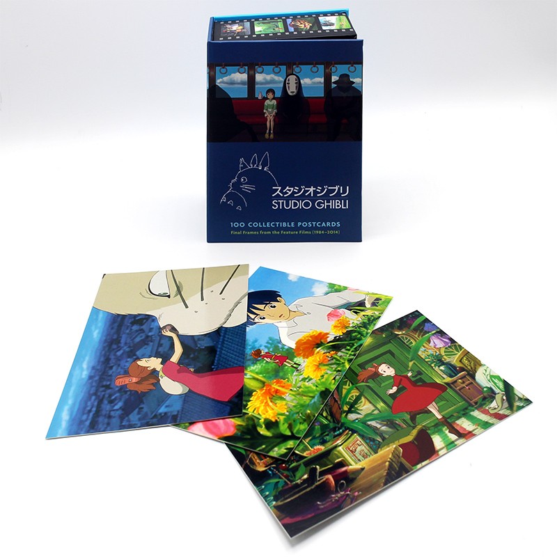 COFFRET 100 CARTES POSTALES DE COLLECTION SERIE 1 - STUDIO GHIBLI