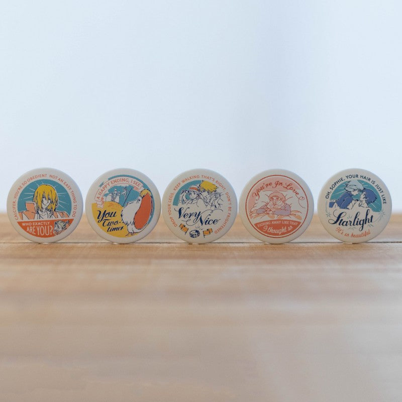 COLLECTION DE BADGE LE CHÂTEAU AMBULANT 10 PCS – LE CHÂTEAU AMBULANT